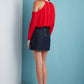 Long Sleeve Cold Shoulder Em Top