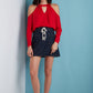 Long Sleeve Cold Shoulder Em Top