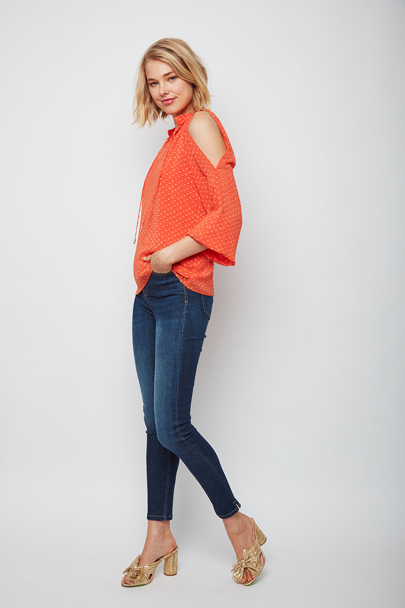 Classy Aura Cold Shoulder Clara Top