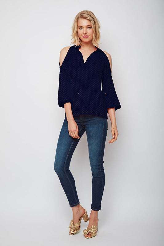 Classy Aura Cold Shoulder Clara Top