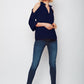 Classy Aura Cold Shoulder Clara Top