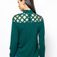 Truly Bold Caged Cut-out Maggie Blouse