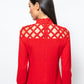 Truly Bold Caged Cut-out Maggie Blouse