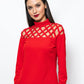 Truly Bold Caged Cut-out Maggie Blouse