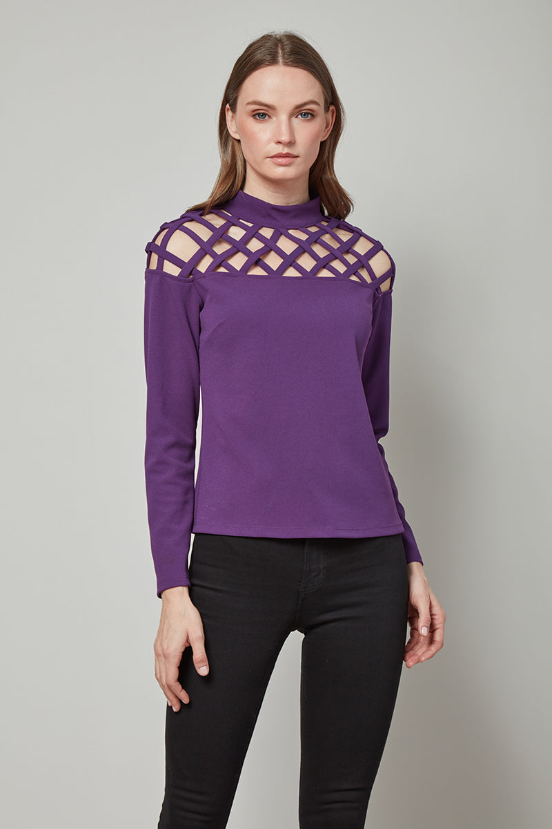 Peek-A-Boo Love Maggie Long Sleeve Top