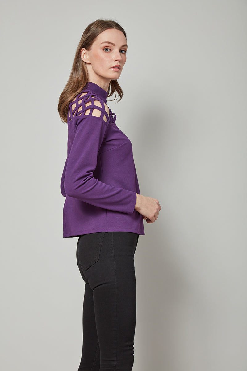 Peek-A-Boo Love Maggie Long Sleeve Top