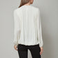 SOPHIE Draped Long Sleeve Top