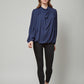SOPHIE Draped Long Sleeve Top