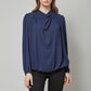 SOPHIE Draped Long Sleeve Top