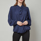 SOPHIE Draped Long Sleeve Top