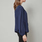 SOPHIE Draped Long Sleeve Top