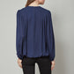 SOPHIE Draped Long Sleeve Top
