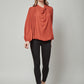 SOPHIE Draped Long Sleeve Top