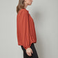 SOPHIE Draped Long Sleeve Top