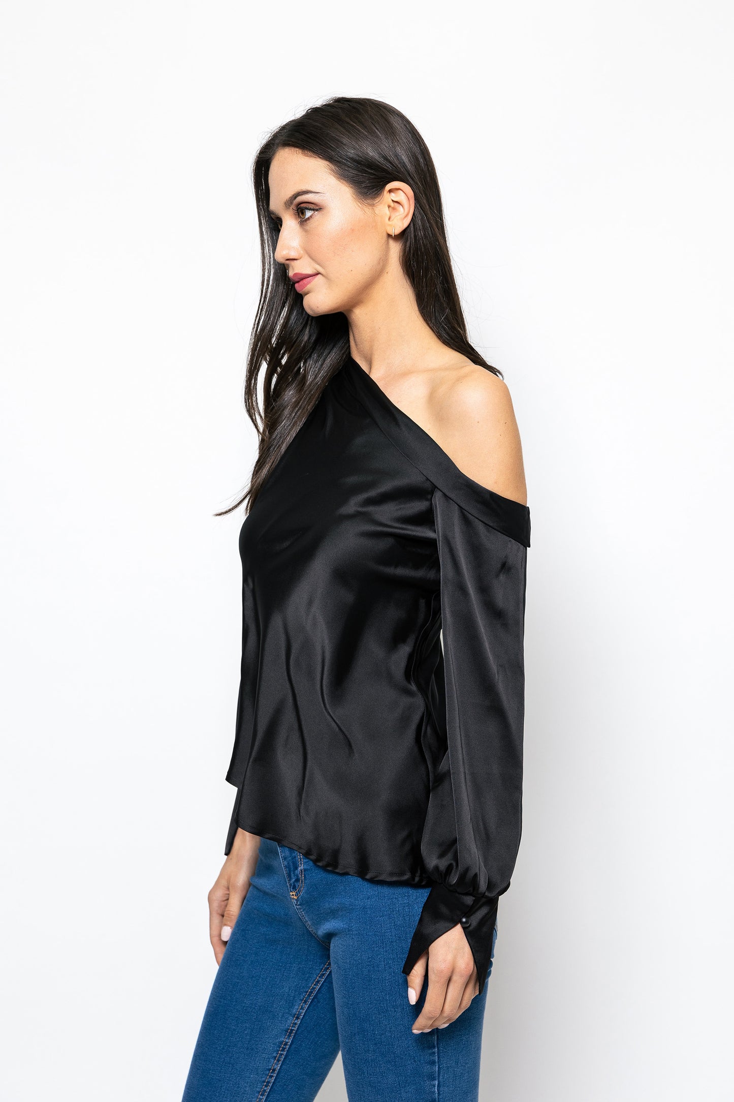 Good For You One Shoulder Chloe Blouse