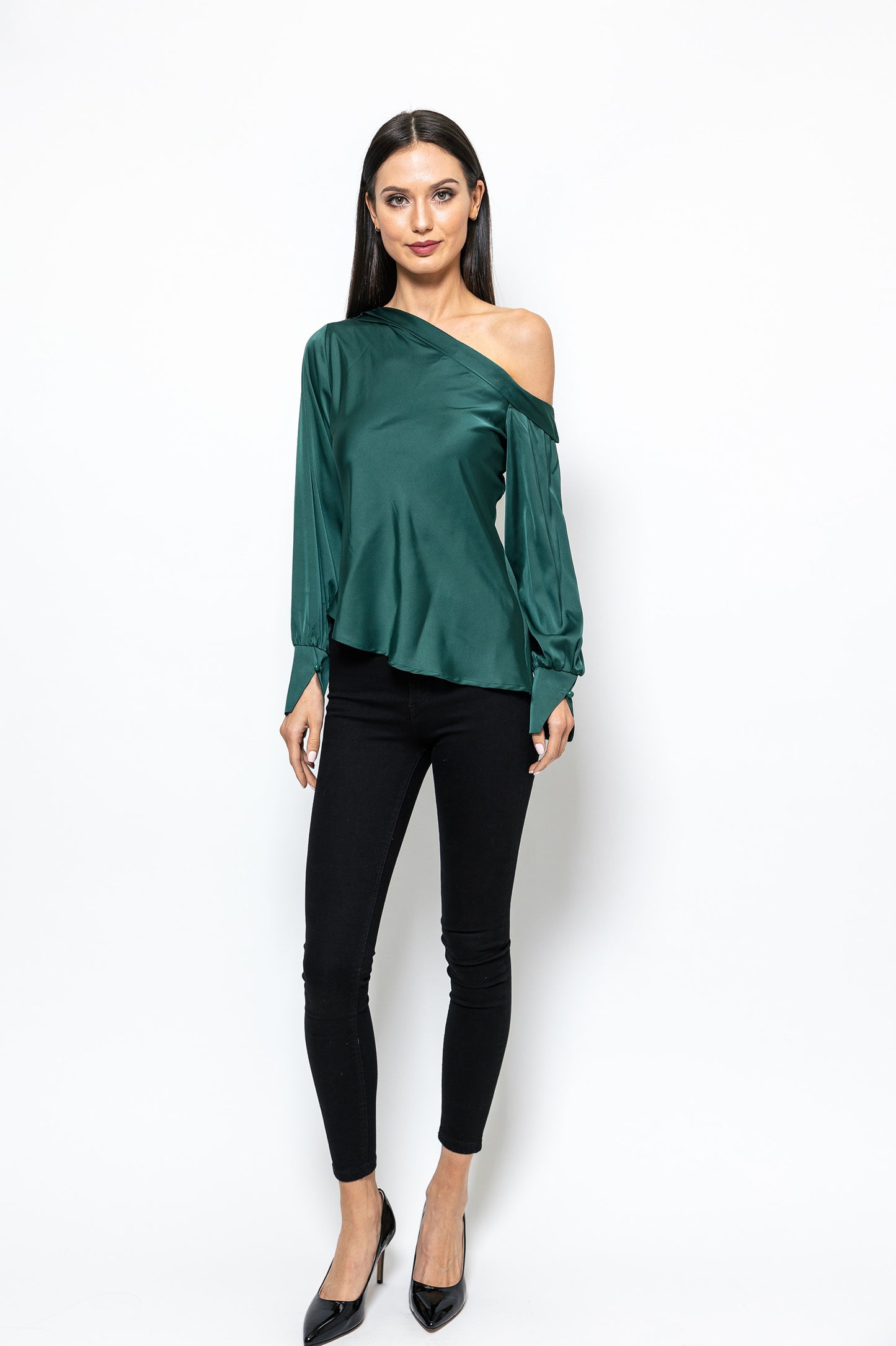 Good For You One Shoulder Chloe Blouse