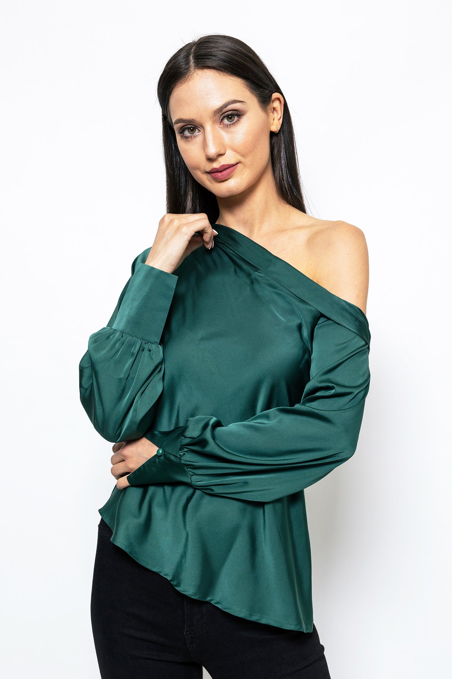Good For You One Shoulder Chloe Blouse