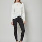 JERI Long Sleeve Top w/ Keyhole Neckline