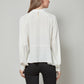 JERI Long Sleeve Top w/ Keyhole Neckline