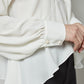 JERI Long Sleeve Top w/ Keyhole Neckline
