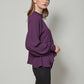 JERI Long Sleeve Top w/ Keyhole Neckline