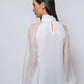 The Trendsetter Sheer Sleeves Dakota Blouse
