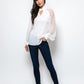 The Trendsetter Sheer Sleeves Dakota Blouse
