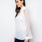 The Trendsetter Sheer Sleeves Dakota Blouse