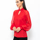 The Trendsetter Sheer Sleeves Dakota Blouse