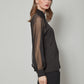 Glamour Galore Keyhole Neckline Dakota Top