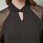 Glamour Galore Keyhole Neckline Dakota Top