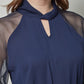 Glamour Galore Keyhole Neckline Dakota Top