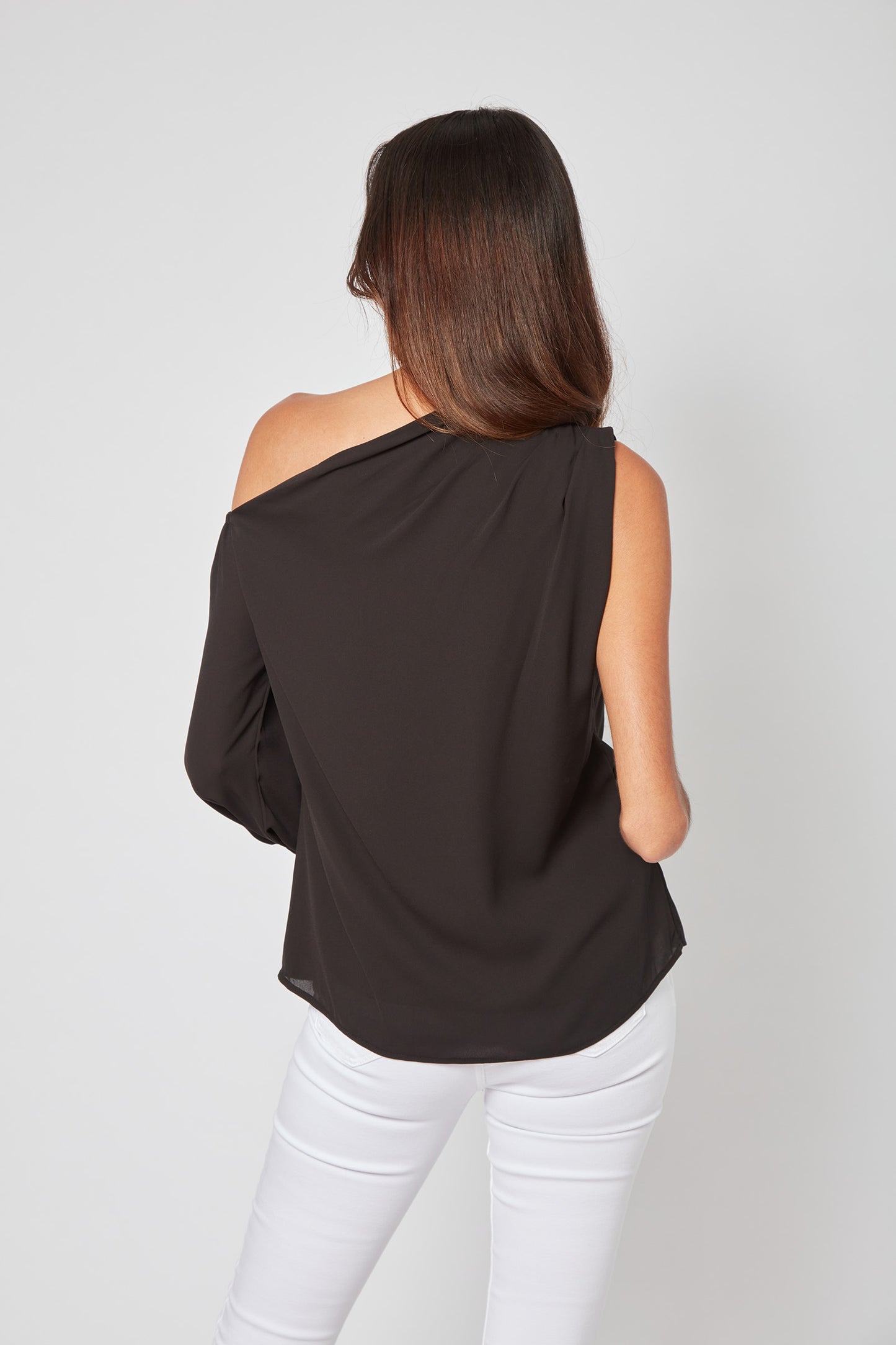 Pretty Please Draped Georgette Blouse