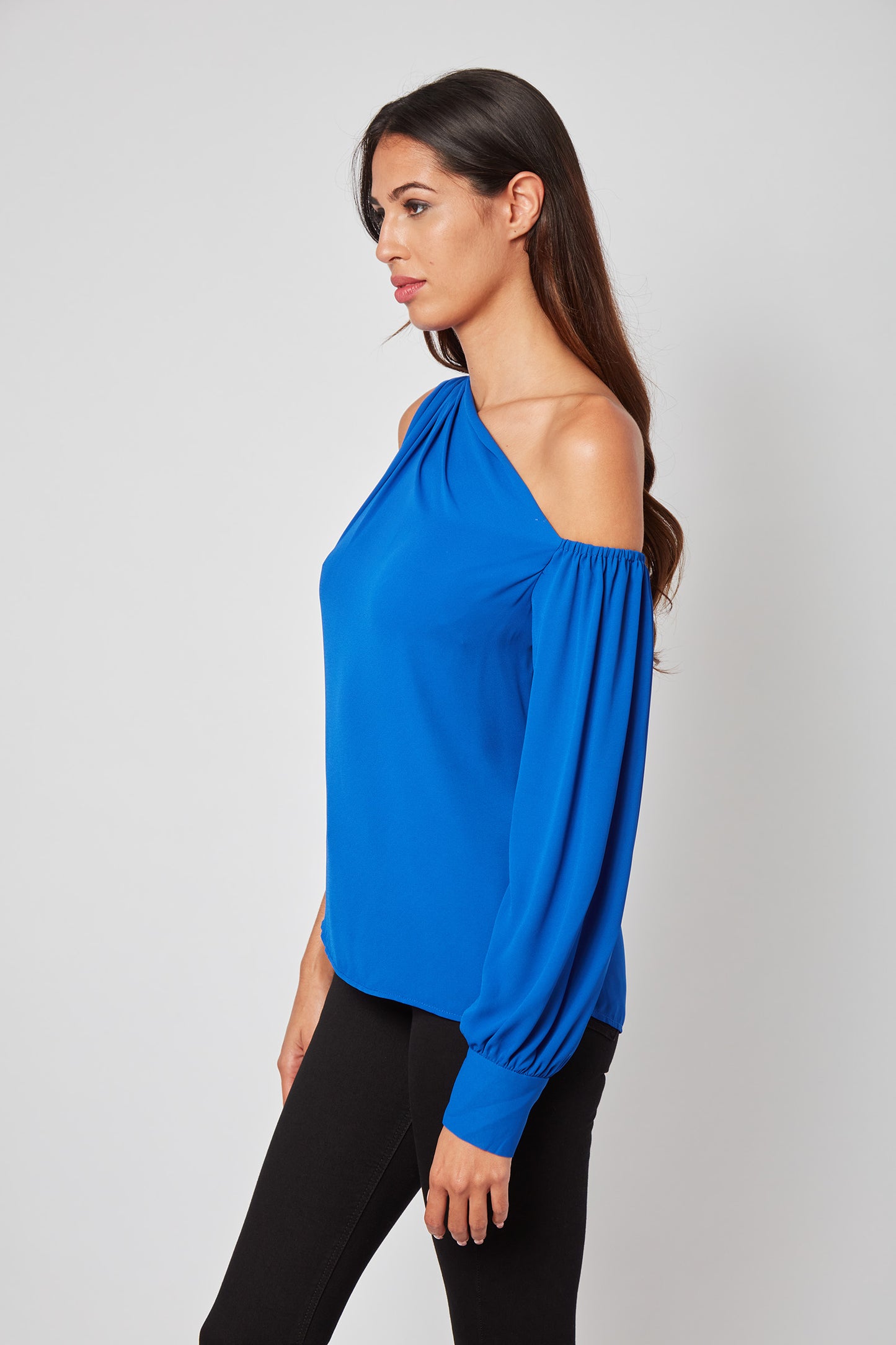 Pretty Please Draped Georgette Blouse