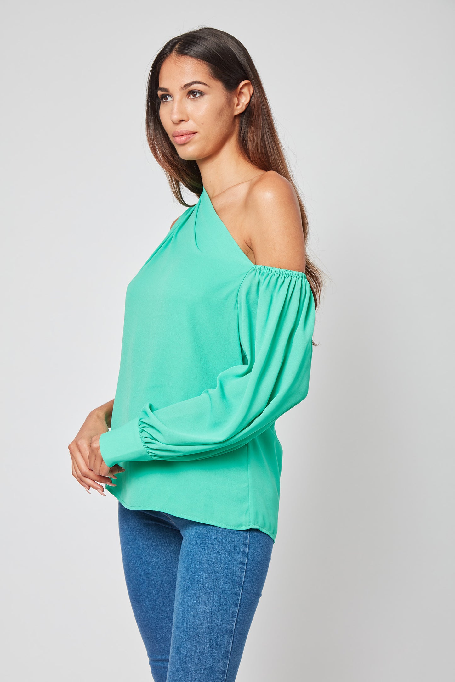 Pretty Please Draped Georgette Blouse