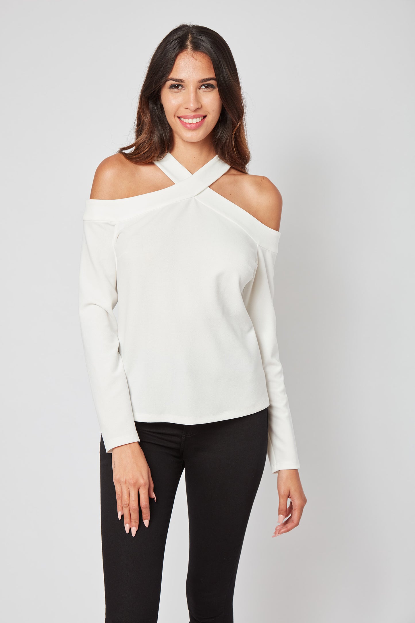 Style Update Crisscross Neck Top