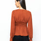 Stay Chic Peplum Style Nina Blouse