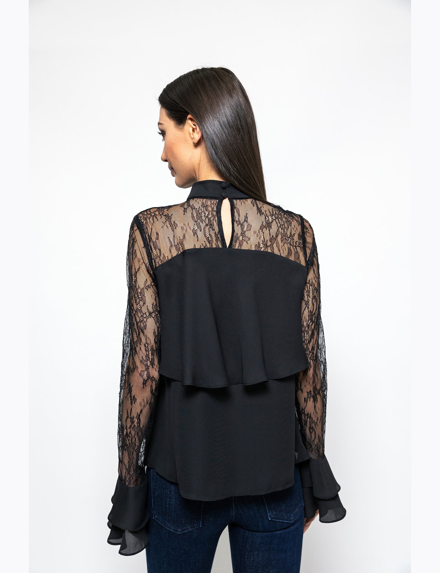 Clearly Yours Nelle Ruffled Sleeve Blouse