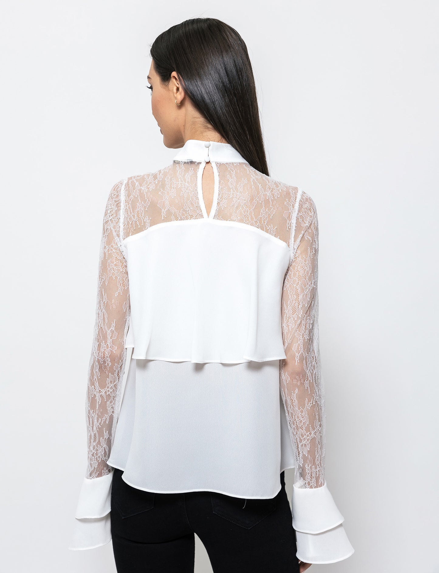 Clearly Yours Nelle Ruffled Sleeve Blouse