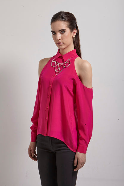 The One Singer Cold Shoulder Top