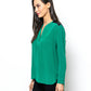 Casual Cutie Viola Half Button-Front Top
