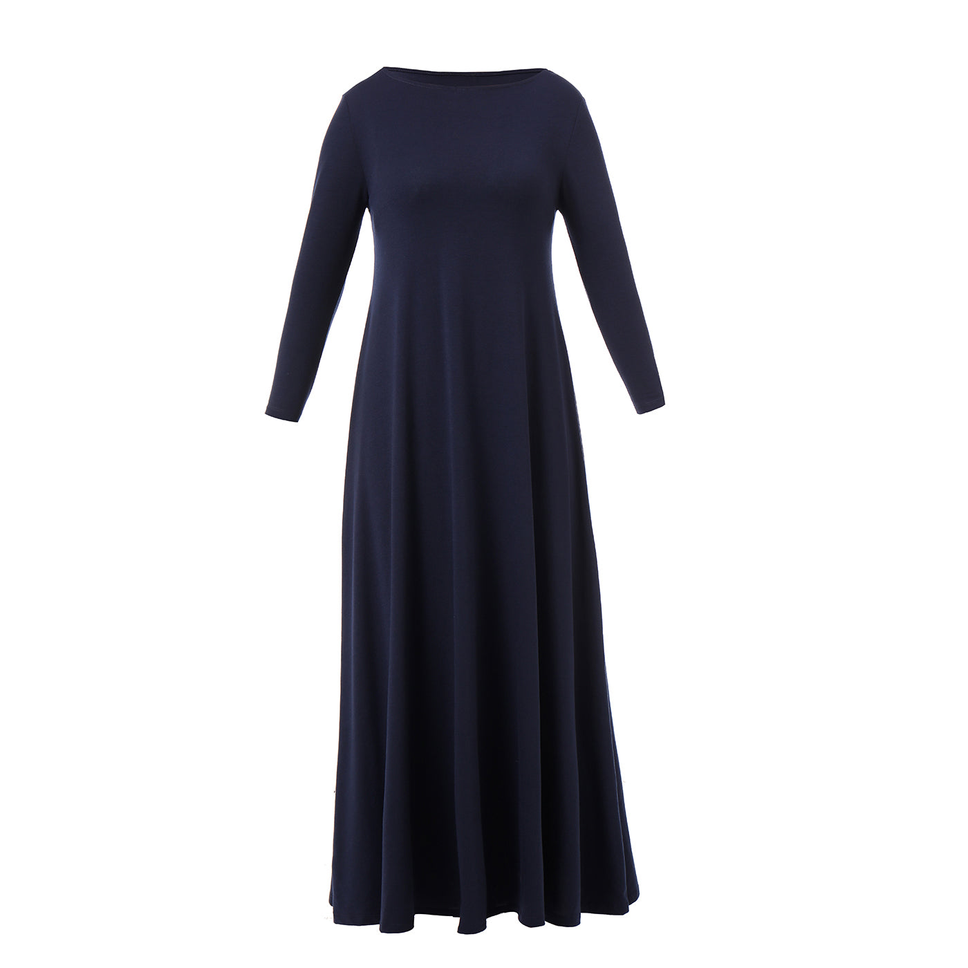 Dora LANDA Long Maxi Plus Size Cora Dress, Women's, Size: 3XL, Blue
