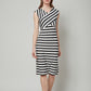 Effortless Glam Striped Kai Dress