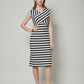 Effortless Glam Striped Kai Dress