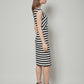 Effortless Glam Striped Kai Dress