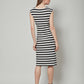 Effortless Glam Striped Kai Dress