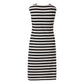 Effortless Glam Striped Kai Dress