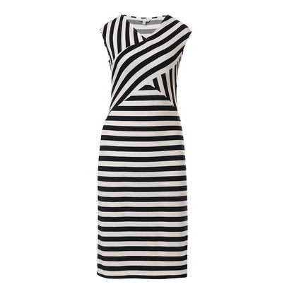 Effortless Glam Striped Kai Dress