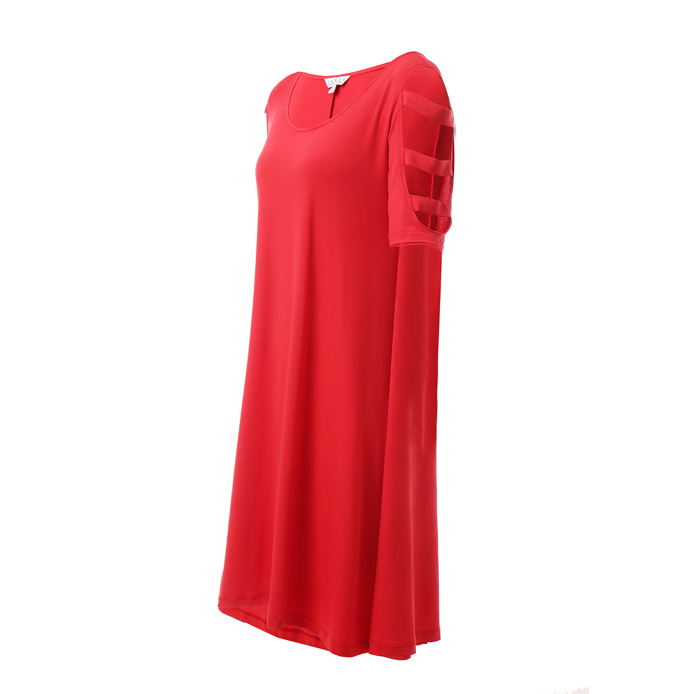 Subtly Chic Linne Cutout Midi Dress