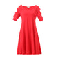 Subtly Chic Linne Cutout Midi Dress